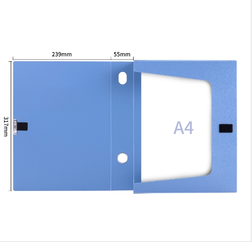 Attachment 得力5606档案盒 蓝   只 1